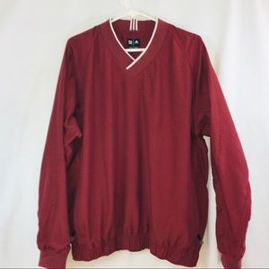 Adidas Climashell Windbreakder V-Neck Rust Large